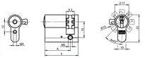 Technical drawing 1 Profile-half cylinder .532