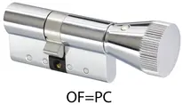 Brass finish, chrome-plated satin (OF=MC)