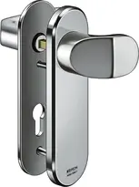 Product image Steel security fitting - angled knob/handle SB28