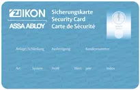 Sicherungskarte