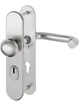 Product image Steel security fitting with cylinder cover - round knob/handle SXL6