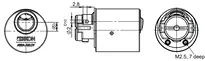 Technical drawing Furniture lock VERSO®CLIQ V577,AUS=1