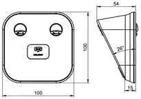 Technical drawing Desk programming device set VERSO®CLIQ VP04
