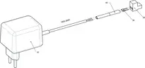 Technische Zeichnung Stromversorgung VZ01,BA_X=1