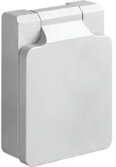 Metal escutcheon with rain protection cover 1256,AUS=30x22-V