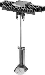 Metal grille locking devices
