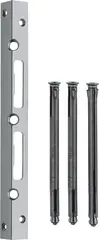 Bracket-security striking plate for rebated doors 9M48
