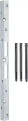 Bracket-security striking plate for rebated doors 9M49