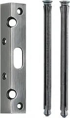 Bracket-security striking plate for rebated doors 9M51