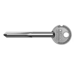 Cross profile key blank