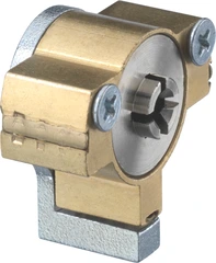 Locks and locking systems with cross profile