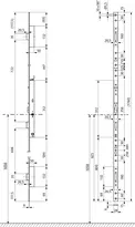 Technical drawing High security multi-point lock 819NE7, electrically handle-controlled Panik E_819NE7_2FL