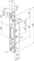 Winkelschließblech Modell Z29-SBL-3